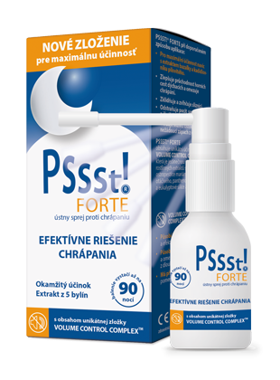 Pssst! FORTE ústny sprej proti chrápaniu 25 ml