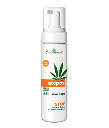 Cannaderm Atopos mycí pěna NEW 180ml