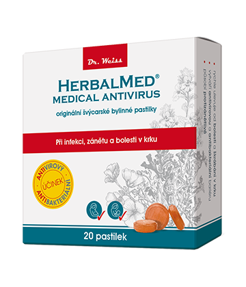 HERBALMED<small><sup>®</sup></small> Medical Antivirus pastilky Dr. Weiss<small><sup>®</sup></small>