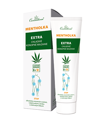 Cannaderm Mentholka EXTRA chladivé konopné mazanie