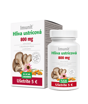 Imunit® Hliva ustricová 800mg s rakytníkovým olejom a echinaceou