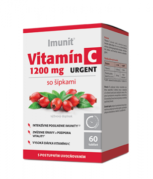 Vitamín C 1200 mg URGENT so šípkami 