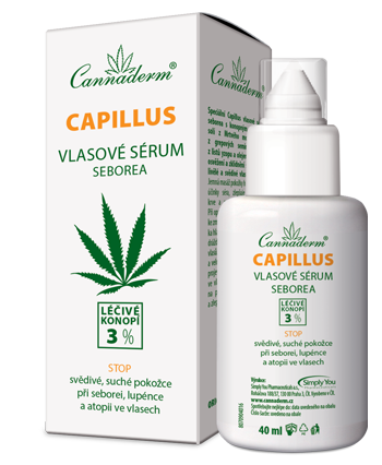 Cannaderm Capillus vlasové sérum seborea